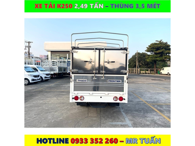 XE TẢI KIA K250 TẢI 2,490KG MỚI NHẤT