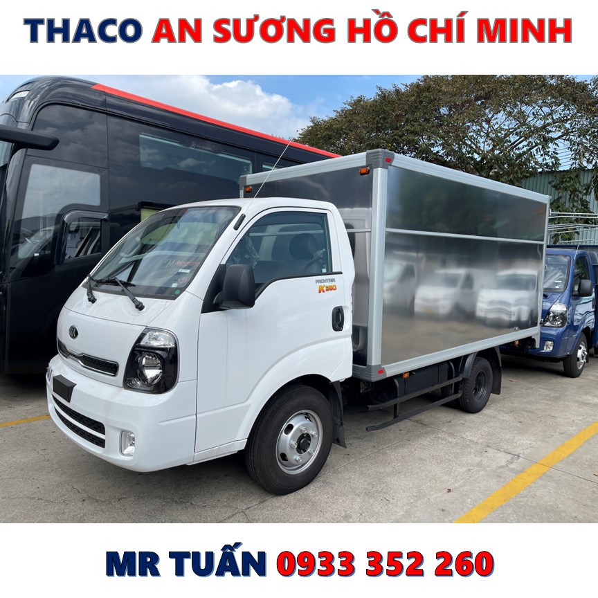XE TẢI KIA K250 THÙNG KÍN TẢI TRỌNG 2,49 TẤN MỚI NHẤT