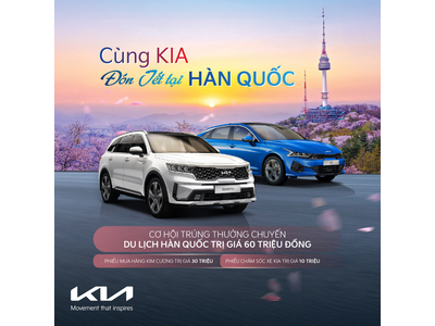 Kia K5 và Kia Sorento ưu đãi đặc biệt, nhận quà khủng gần nửa tỷ đồng