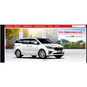 Mẫu website Kia Long Biên