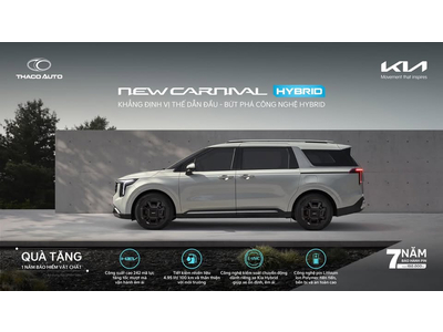 KIA NEW CARNIVAL HYBRID THU HÚT KHÁCH HÀNG, HỨA HẸN BÙNG NỔ TRONG NĂM 2025