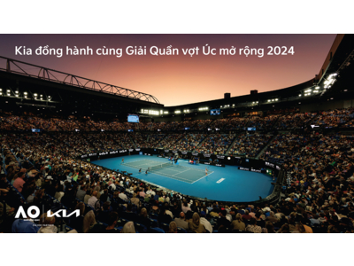 Kia - Nhà tài trợ chính thức của giải Australian Open 2024