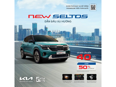 Kia Seltos Turbo ưu đãi lên đến 40 triệu đồng