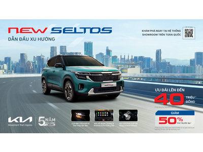 Kia Seltos Turbo ưu đãi lên đến 40 triệu đồng