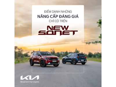 Kia Sonet 2024 sở hữu nhiều trang bị “hiếm có” trong phân khúc SUV đô thị