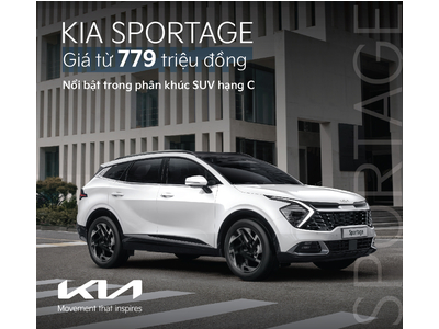 Kia Sportage giá từ 779 triệu đồng, nổi bật trong phân khúc SUV hạng C
