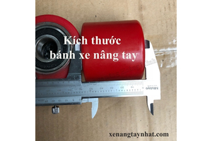 Kích thước bánh xe nâng tay và cách gọi tên- xe nâng Hoàng Minh