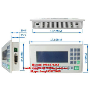 Kích thước màn hình OP320 /OP325