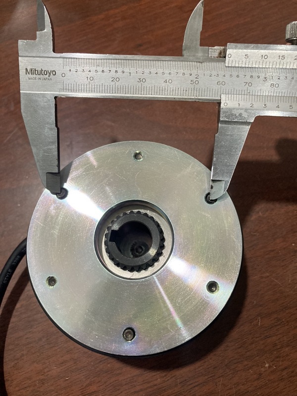 Kích thước thắng từ- Phanh tù xe nâng điện 24V