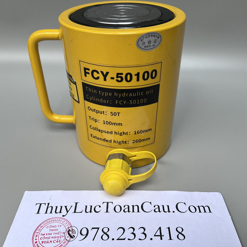 Kích thủy lực TCT FCY-50100 -50 tấn -100mm