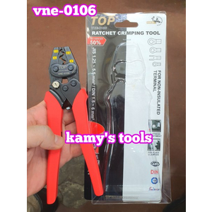 Kìm bấm cos nhanh trợ lực số 6 TOP 1.5-6mm2 model VNE-0106