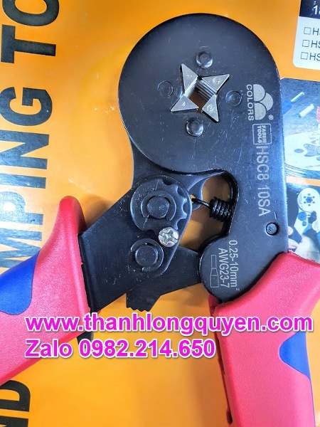 Kìm Bấm Cos Pin Tròn Rỗng Fasen Hsc8 10sa 0.25-10mm2