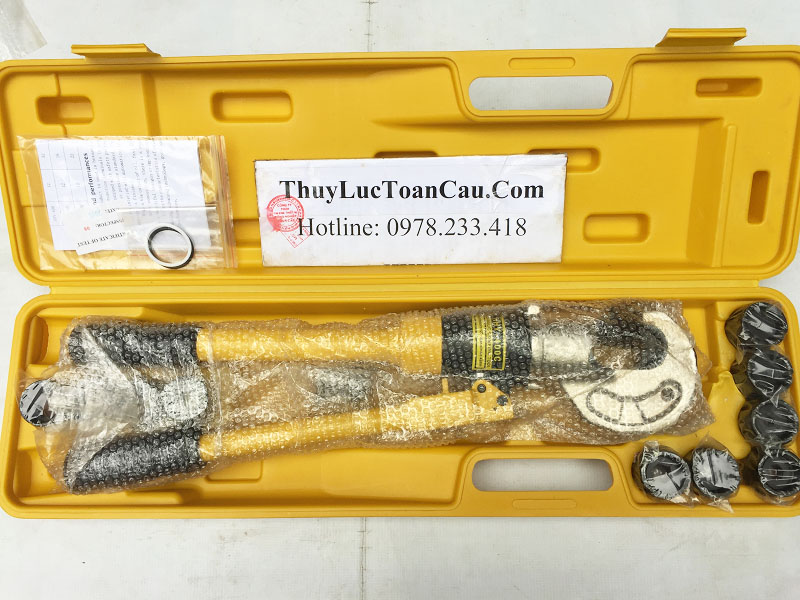 Hình ảnh thực tế Kìm ép cos thủy lực dùng tay hãng TLP, Model: HHY-400C