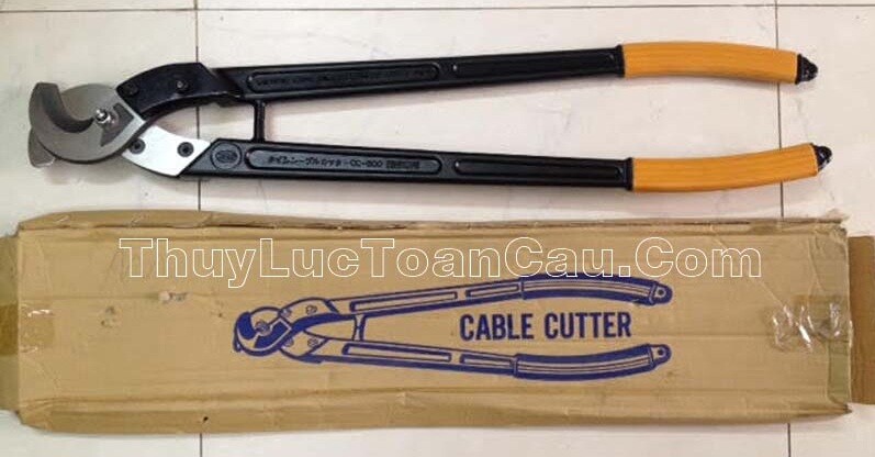 Kìm cắt cáp điện CC-400, Kìm cắt cáp cộng lực CC-400 - Mã mới màu đen