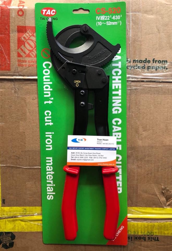 Kìm cắt cáp nhông TAC CS-520