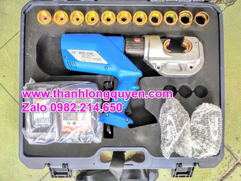 kìm ép cos thủy lực dùng pin