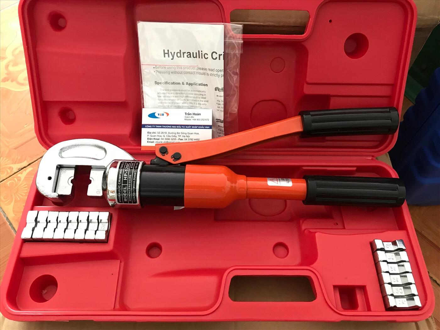 Kìm ép cos thủy lực HP-120C