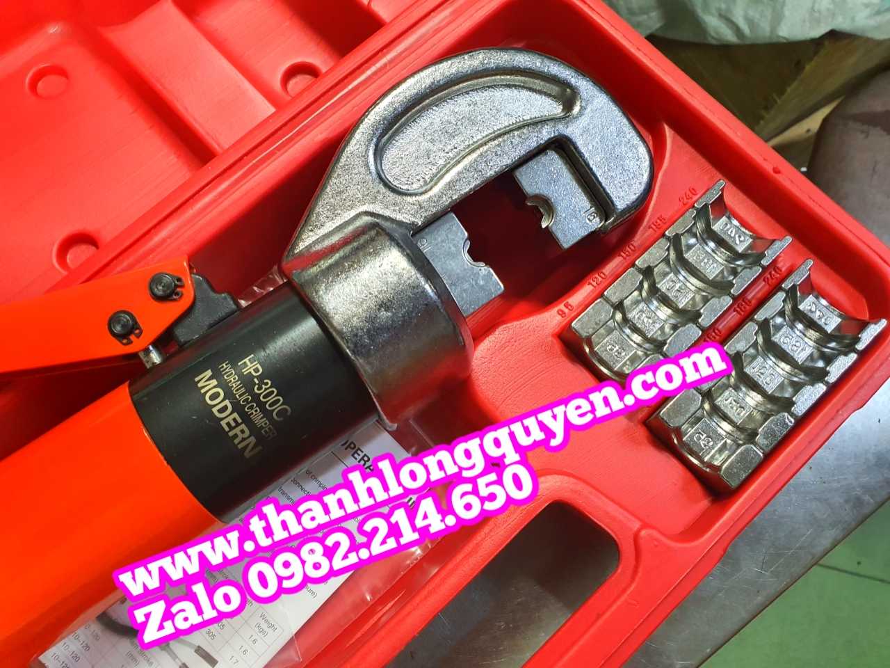 Kìm ép cos thủy lực modern HP-300C 12 tấn 11 khuôn Kìm ép cos thủy lực modern HP-300C 12 tấn 11 khuôn