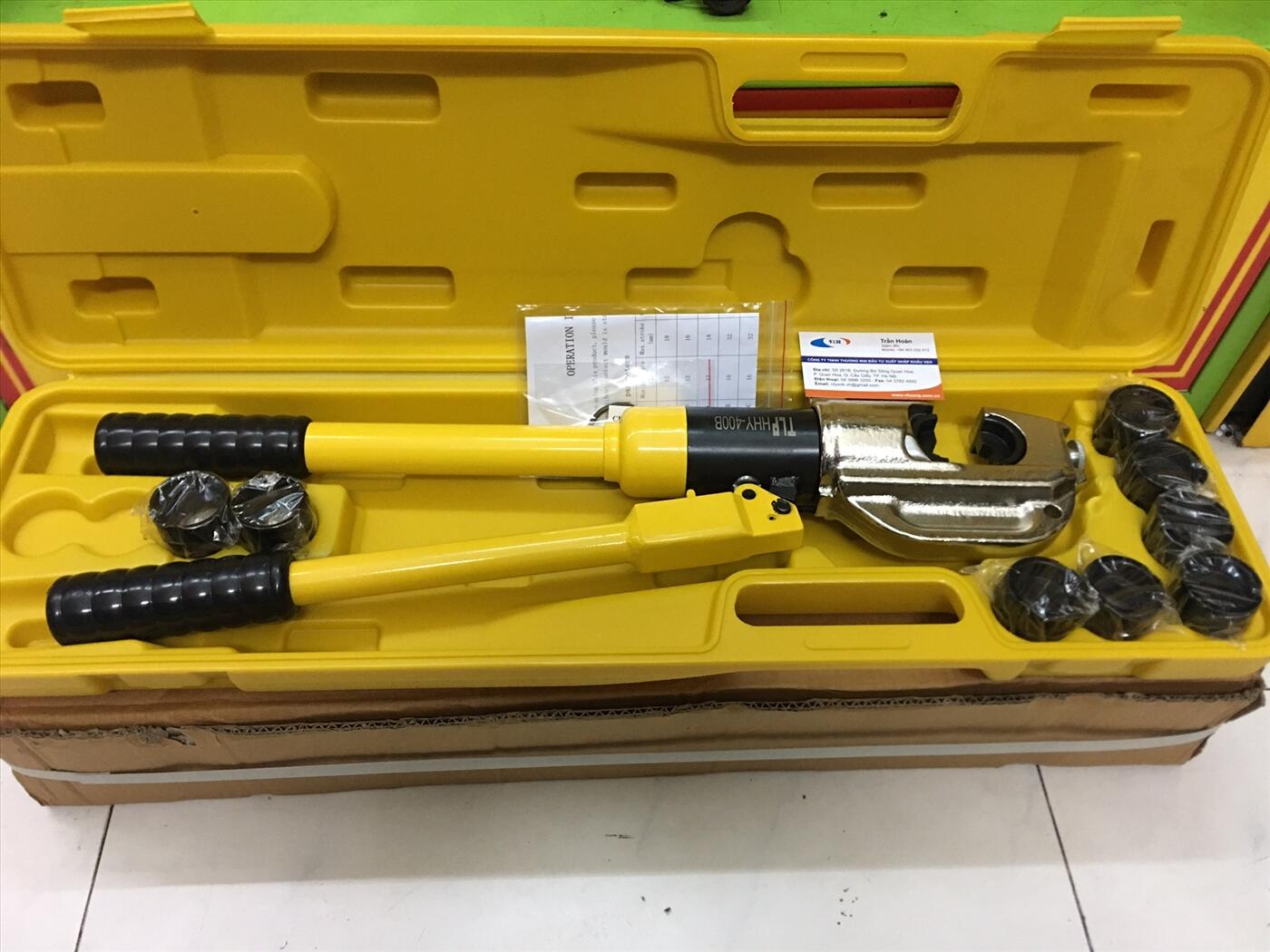 Kìm ép cos thủy lực TLP HHY-400B