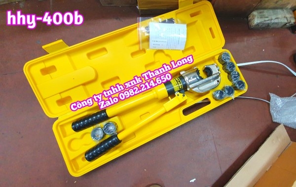 kìm ép cos thủy lực tlp hhy-400b lực 16 tấn stroke 32mm có van an toàn