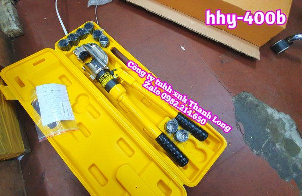 KÌM ÉP COS THỦY LỰC TLP HHY-400B LỰC 16 TẤN STROKE 32MM CÓ VAN AN TOÀN