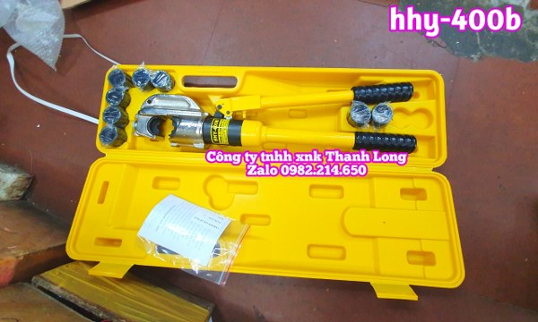 KÌM ÉP COS THỦY LỰC TLP HHY-400B LỰC 16 TẤN STROKE 32MM CÓ VAN AN TOÀN