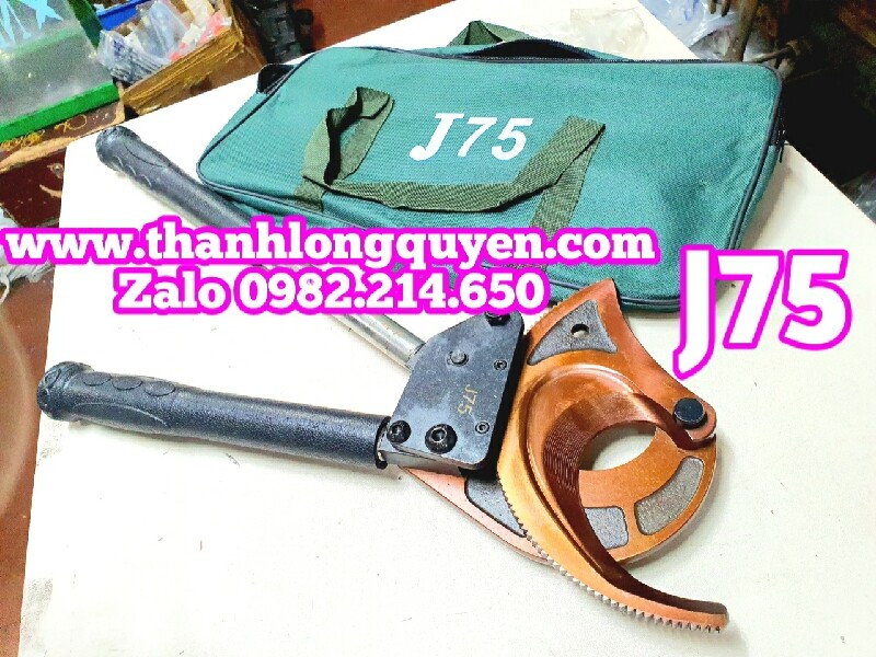 kìm kéo cắt cáp nhông j75 cắt copper aluminium dia 75mm