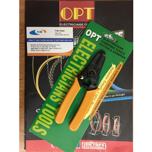 Kìm tuốt vỏ dây điện OPT LY-5021, LY-5022, LY-5023