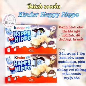 Kinder socola Hippo đen