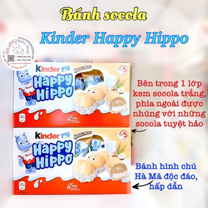 Kinder socola Hippo trắng