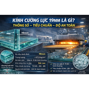 💎 KÍNH CƯỜNG LỰC 19MM LÀ GÌ? THÔNG SỐ – TIÊU CHUẨN – ĐỘ AN TOÀN