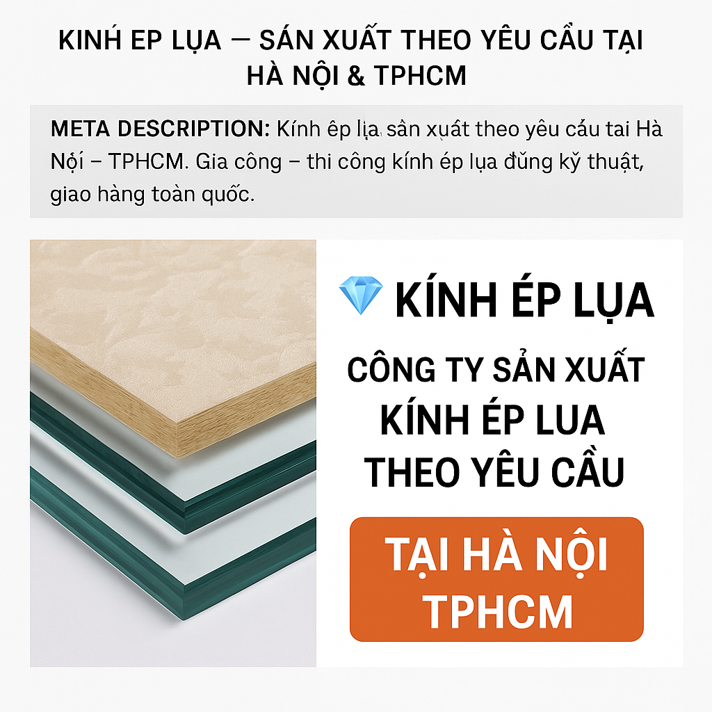 📍 KÍNH ÉP LỤA – SẢN XUẤT THEO YÊU CẦU TẠI HÀ NỘI & TPHCM