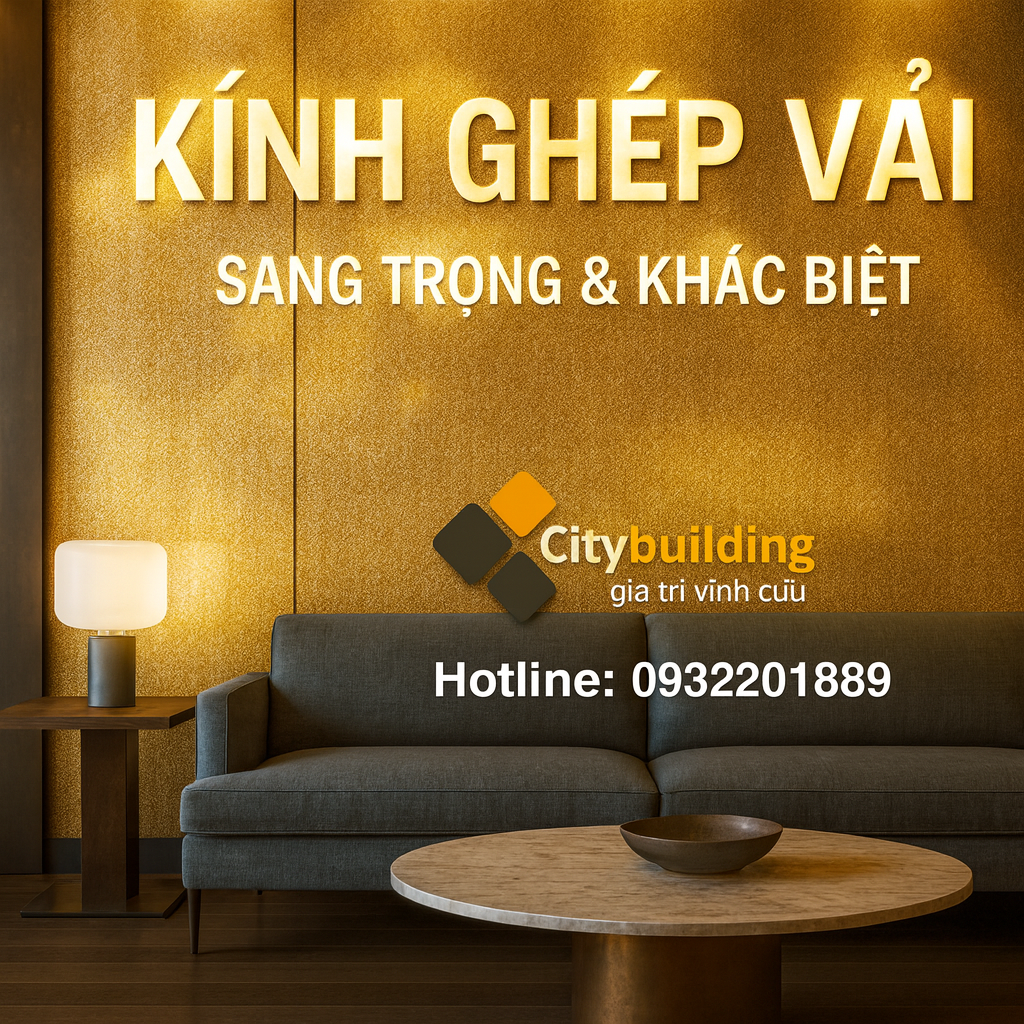 💫 KÍNH ÉP LỤA CITYBUILDING | ĐẲNG CẤP NGHỆ THUẬT ÁNH SÁNG – SANG TRỌNG, TINH TẾ, BỀN VỮNG