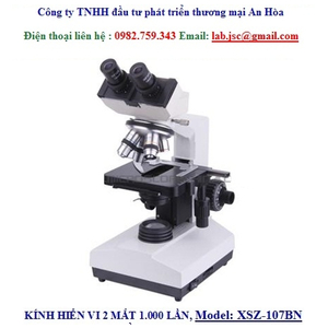 KÍNH HIỂN VI 2 MẮT 1000 LẦN VÀ 1600 LẦN, Model: XSZ-107BN