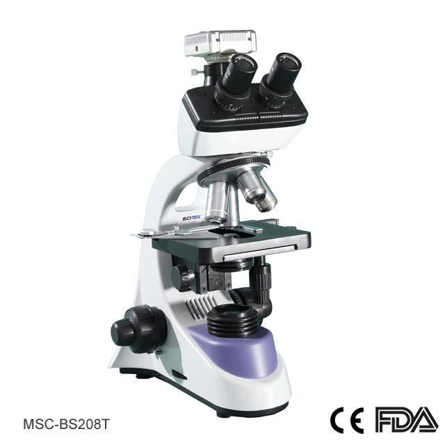 Kính hiển vi sinh học, đầu ba thị kính - MSC-BH208T; MSC-BS208T