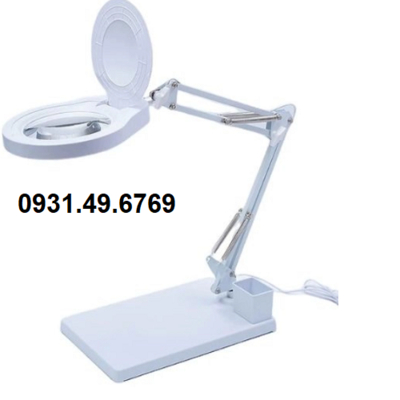 KÍNH LÚP ĐỂ BÀN CÓ ĐÈN TERINO DE-78W (10X, 20X, LED)