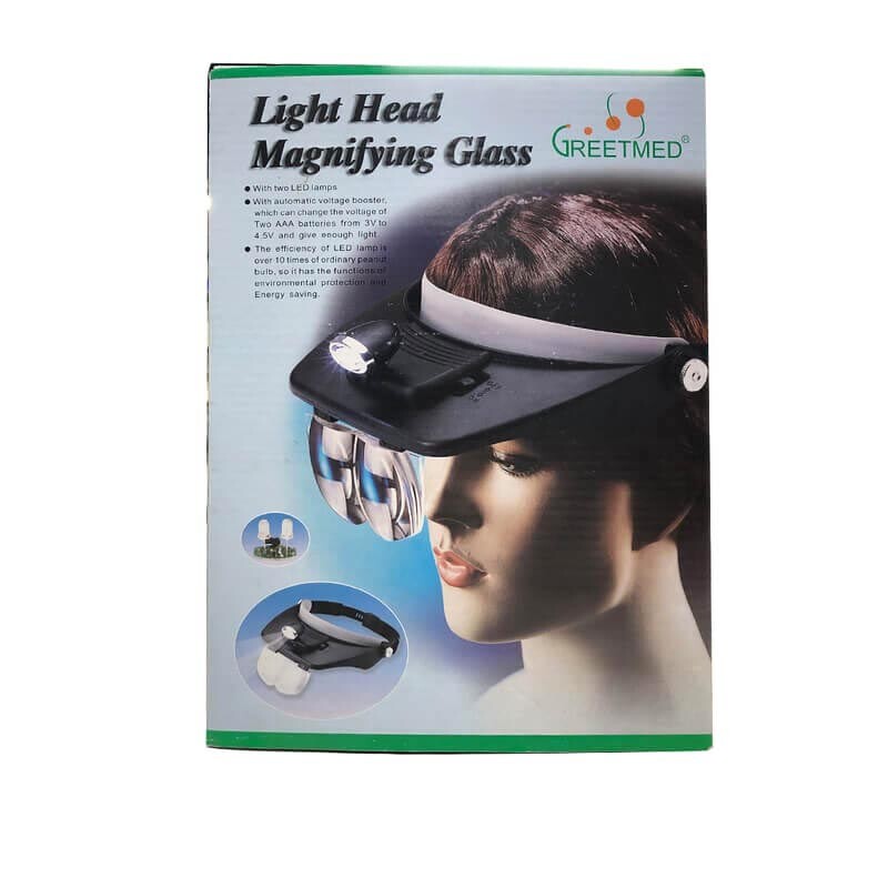 Đèn lúp đội đầu Light Head Magnifying Glass Greetmed