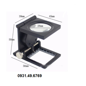 KÍNH LÚP SOI SỢI VẢI CÓ THƯỚC ĐO 10X HL-15G