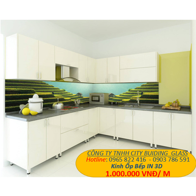 Kính Ốp Bếp 3D