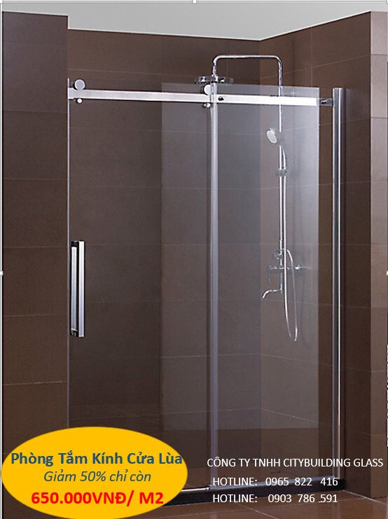Kính Phòng Tắm Cửa Lùa