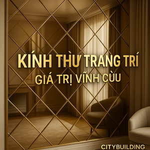 💎 KÍNH THỦY TRANG TRÍ CITYBUILDING – NGHỆ THUẬT PHẢN CHIẾU KHÔNG GIAN HIỆN ĐẠI