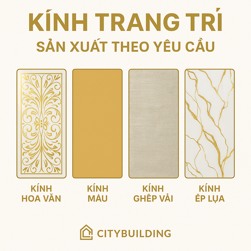 💎✨ KÍNH TRANG TRÍ CAO CẤP CITYBUILDING – NÉT CHẤM PHÁ ĐẲNG CẤP CHO KHÔNG GIAN SỐNG ✨💎