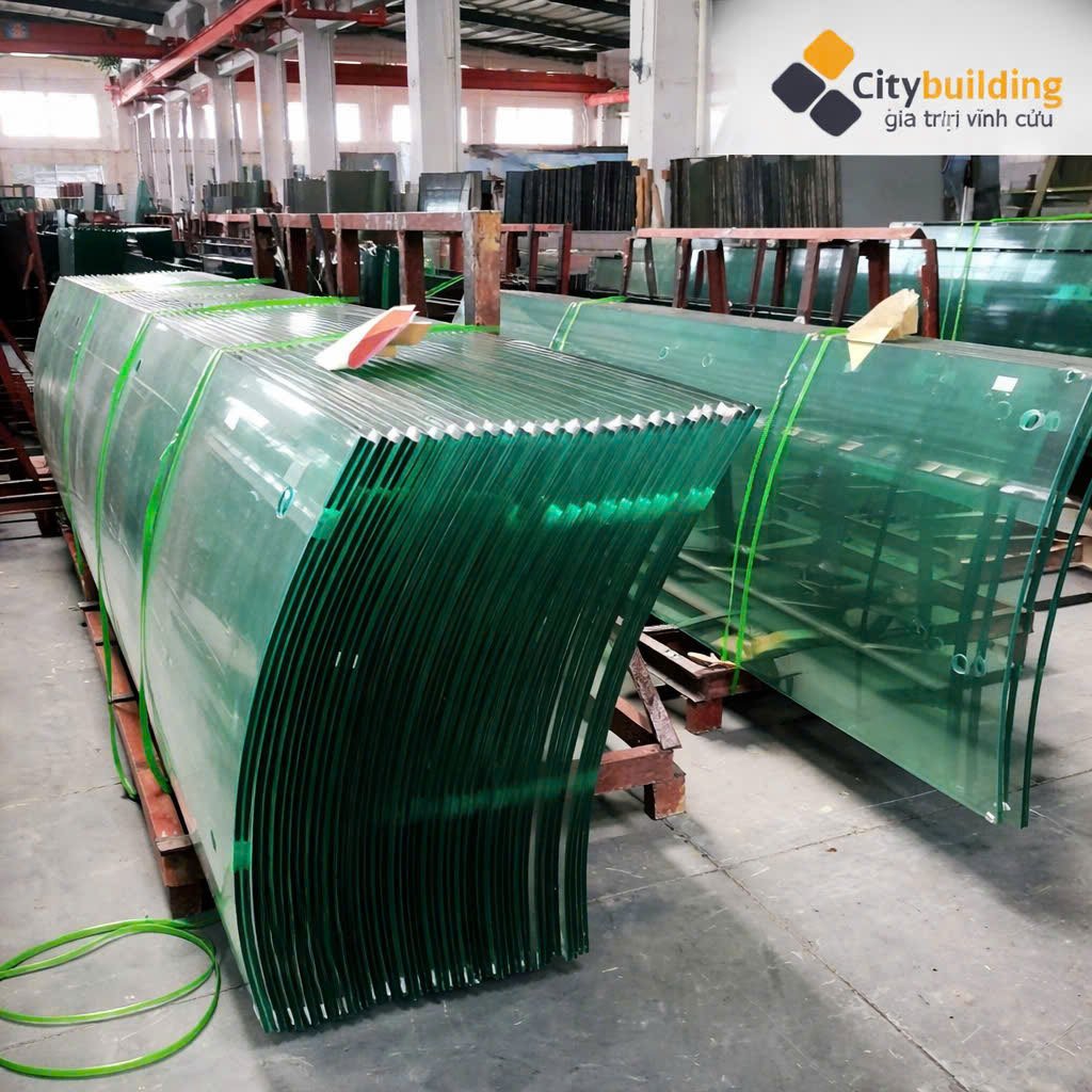 GIÁ KÍNH UỐN CONG CƯỜNG LỰC THEO YÊU CẦU | CITYBUILDING