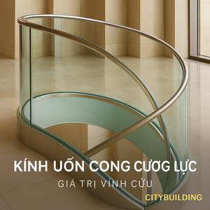 💎 KÍNH UỐN CONG CƯỜNG LỰC CITYBUILDING – NGHỆ THUẬT KIẾN TẠO ĐƯỜNG CONG HOÀN MỸ