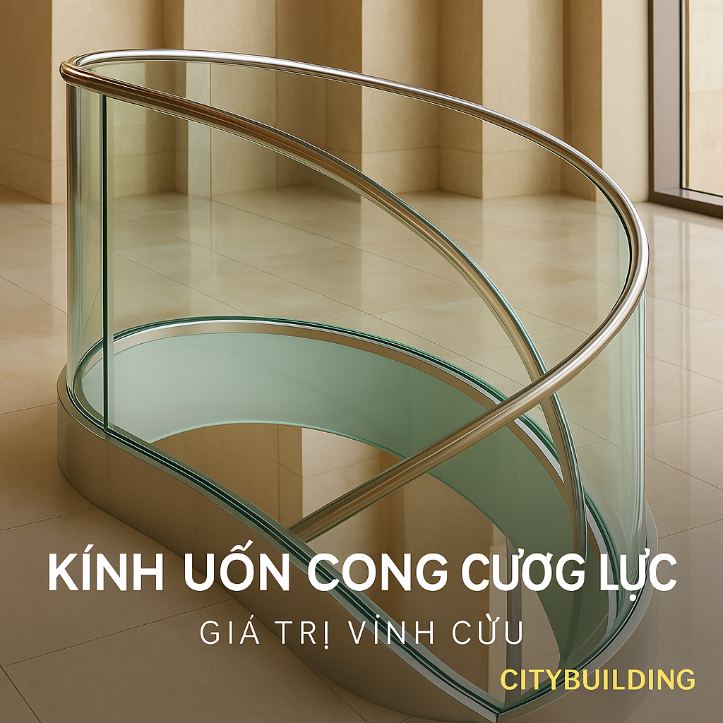 💎 KÍNH UỐN CONG CƯỜNG LỰC CITYBUILDING – NGHỆ THUẬT KIẾN TẠO ĐƯỜNG CONG HOÀN MỸ