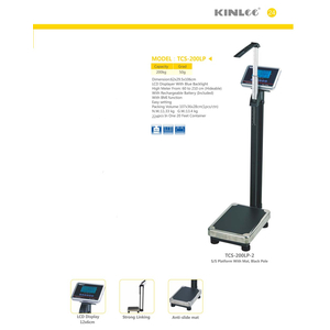 Cân sức khỏe điện tử kèm thước đo chiều cao (có chỉ số BMI) TCS-200LP