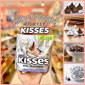 Socola Hershey’s Kisses Milk Chocolate Share 300 gr 🇺🇸 - Socola Sữa