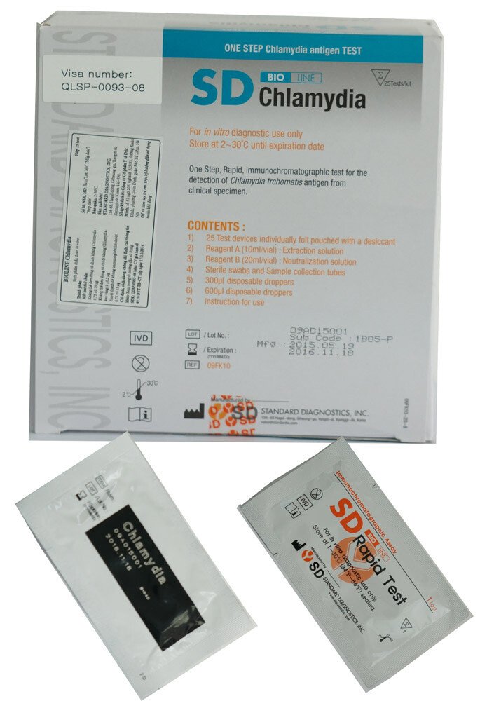 Kit phát hiện kháng nguyên Chlamydia SD Bioline Chlamydia