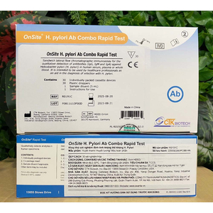 Kit thử nhanh phát hiện kháng thể kháng H.pylori Ab CTK
