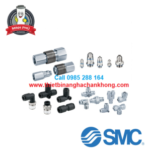 ĐẦU NỐI KHÍ THÉP KHÔNG GỈ SERIES KFG2H SMC JAPAN